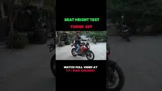 Tuono 457 seat height test #aprillia #tuono457 #rs457