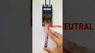 HOW TO IDENTIFY NEUTRAL WIRE.#Shorts