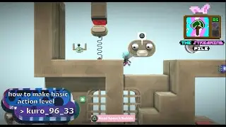 [LBP - tSP] 1025 - how to make basic action level/基本的なアクションステージの作り方