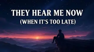 THEY HEAR ME NOW (WHEN IT&rsquo;S TOO LATE) The Wos (Lyrics) Dark Pop Anthems 2026 Atmospheric Night Vibes