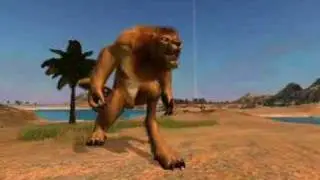black and white 2 creature fight
