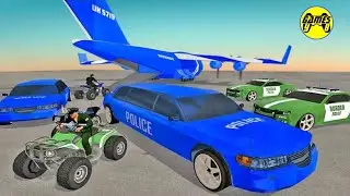 US Police Limo Transport: Plane Transporter Game - Android Gameplay FHD