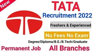 Tata Jobs | Mechanical jobs |Graduate jobs | b tech jobs | Job vacancy 2022| Tata Jobs 2022|Freshers