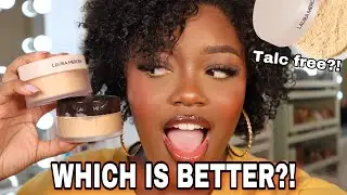TESTING THE NEW LAURA MERCIER TALC-FREE ULTRA BLUR SETTING POWDER!