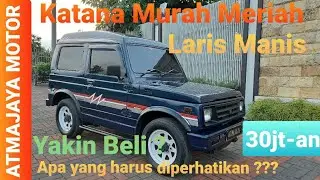 JeeP Murah Ekonomis Suzuki Katana Tahun Tua | Review dan Tips Sebelum Beli  Motuba | ATMAJAYA MOTOR