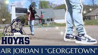 AIR JORDAN 1 HIGH 85 &ldquo;GEORGETOWN/COLLEGE NAVY&rdquo; EARLY ON FEET REVIEW!!! WATCH BEFORE YOU BUY!!!