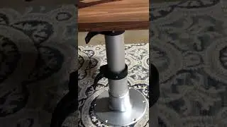 Airstream telescopic pedestal table upgrade. #shorts #DIY #airstream
