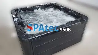 Outdoor Whirlpool / Au&szlig;enwhirlpool Spatec 950B shadow (Perlschwarz)