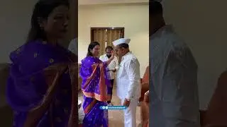उमेदवारी अर्ज दाखल करण्यासाठी निघालो असता कुटूंबियांनी औक्षण करून शुभेच्छा दिल्या. #balasahebpatil