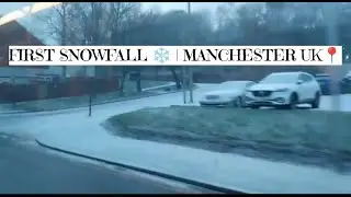 First Snowfall in Manchester UK ❄️ | Winter Begins | Sneha Vlogs 149