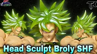 Upgrade Broly SH Figuarts Head Sculpt TK CUSTOM No SH Figuarts Dragon Ball | Unboxing Review 