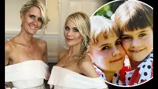 Kate Lawler shares unseen photos with her twin sister Karen for their 41st birthday