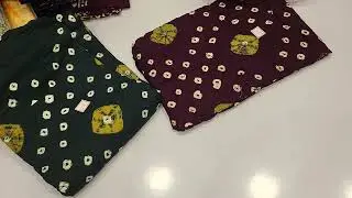 Chundri bandhni cotton suits batik silk Dola crape banarsi handlooms handblock partywear 7995319085