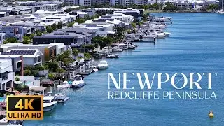 NEWPORT🌴- REDCLIFFE PENINSULA | 4K UHD DJI AIR 3S Cinematic Australia | Relaxing Music