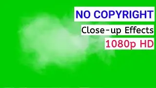 Clouds on Green Screen for Overlay