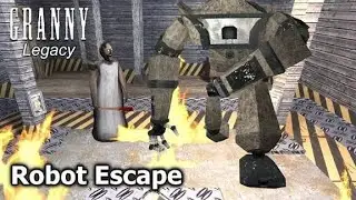 GRANNY MOD legacy new update robot escape full gameplay videos Saleem gaming