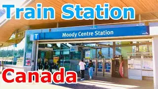 [Travel Vancouver] Moody Centre Station Vancouver SkyTrain Millennium Line Aug 28, 2022