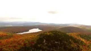 Amazing drone footage of Vermont's colourful autumn foliage