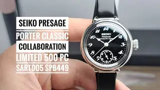 Seiko Presage Automatic Porter Classic Collaboration Limited Edition 500 Pc SART005 SPB449
