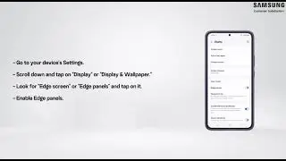 What is Edge Panel, and how do I use it on my Samsung Mobile?