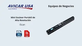 Esc&aacute;ner Port&aacute;til iScan - Archivos JPG & PDF