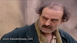 باب الحارة - ابو الحكم جاية يقتل الادعشري .. بس هو كشفه  !!!  بسام كوسا
