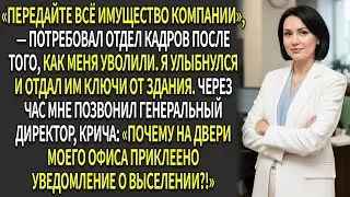 🙍‍♀️Они уволили меня. А я выгнал их оттуда…♟️