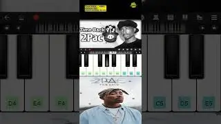 Time Back - 2Pac | Piano Cover By DJ | Pianist DJ | Walk Band #shorts