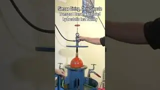 Hydrostatic Testing A Scuba Tank  #scuba #scubadiving #scubadiver #fun #hydrostatic #scubadive