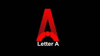 creative A Letter Logo Design in CorelDRAW #shorts #coreldraw