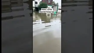 Baarish he Baarsih 🌧️🌧️😱 heavy rain 🌧️ Lko Gomtinagar 😱 #heavyrain #rain #lucknow #ataussamad
