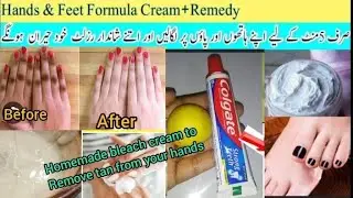 How to Get Instantly Whitening Hands & Feet With Colgate Toothpaste / Style Facts with Afshan