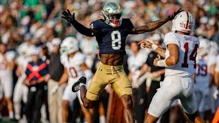 Adon Shuler Notre Dame highlights vs USC and College Football Playoff 