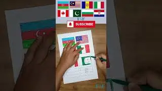 8 colorful flags &ndash; can you match them to their countries? 🎨🌏 #flagfun #flagandflag #flagart