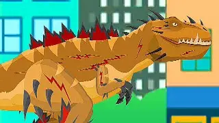 Hybrid T-Rex City Rampage - Full Game Play