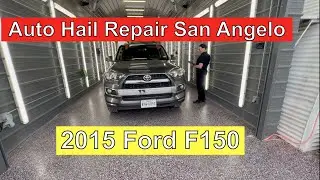 Auto Hail Repair on 2015 Ford F150 Repairing Hail Damage Without Repainting San Angelo Tx