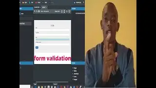 Form validation in boostrap studio using javascript-JS