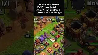 O Cara Maximizou um CV16 s&oacute; com 2 Construtores #clashofclans