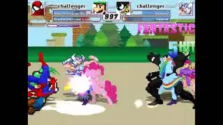 Spider-Man, Super Better Luigi, Rainbow Dash, & Pinkie Pie vs Team Spiral