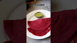 Oats Beetroot Dosa | #shorts