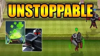 Castle Crush BEST BLACK KNIGHT COMBO I  Black Knight Nature Heal Protection Deck I Pirates Bay Deck