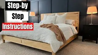 How I Made This Dovetail Joint Bed - Step by Step Timesaving Instructions