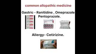 Common allopathic medicine...Fever, pain, HTN, diarrhoea etc...#allopathicmedicine #allopathy