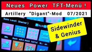 Neues Power TFT-Menü 04/2022 - Artillery X1 & Genius