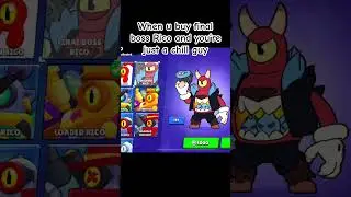 Buying final boss Rico as a chill guy #brawlstars #youtubeshorts