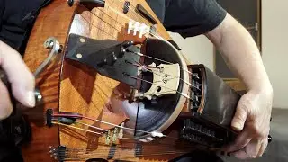 Tribal Dance. Dark Medieval Dance. Hurdy-Gurdy, Organ Dron $ Drum