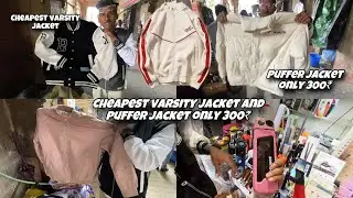 Premium quality varsity jackets and puffer jacket at 300₹ only || Mumbai cheapest market in cst￼