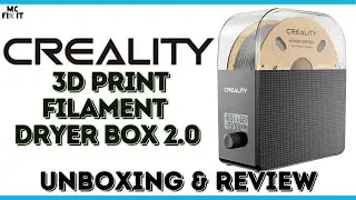 Creality 3D Print Filament Dryer Box 2.0 - 3D Printing Made Easier with Dry Filament #3dprinting