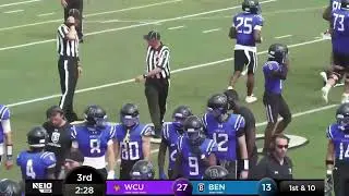 West Chester vs Bentley Football Highlights | 2025 NE10 Football