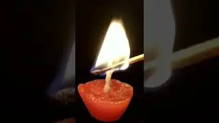 Mind Calming Candle Burning Flame #shorts #shortvideo #viral